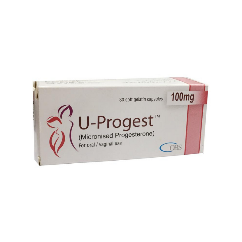 U-Progest Cap 100mg 30's