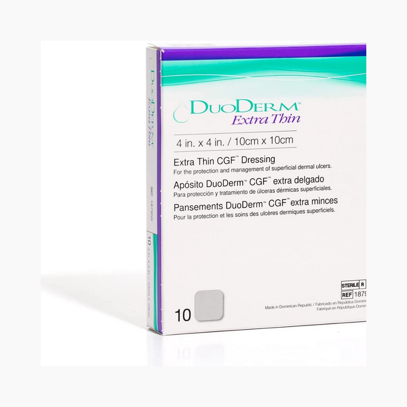 Duoderm Extra Thin Bandges 4x4 10's