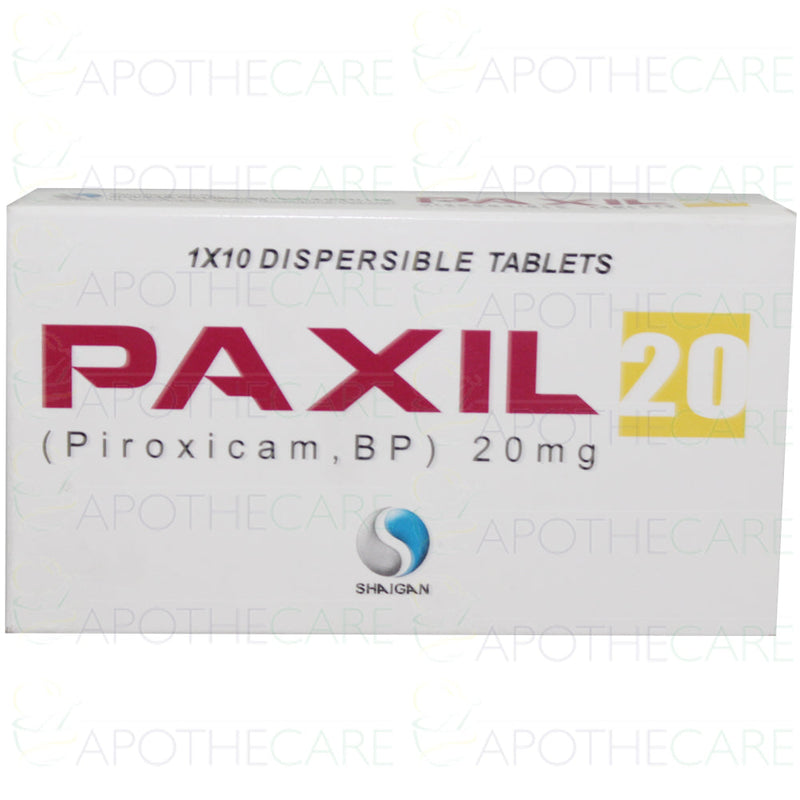 Paxil Tab 20mg 10's