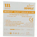 Medeco insulin Syringe 1cc 31G x 8mm 10's