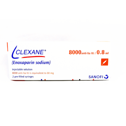 Clexane Inj 80mg 2PFSx0.8ml