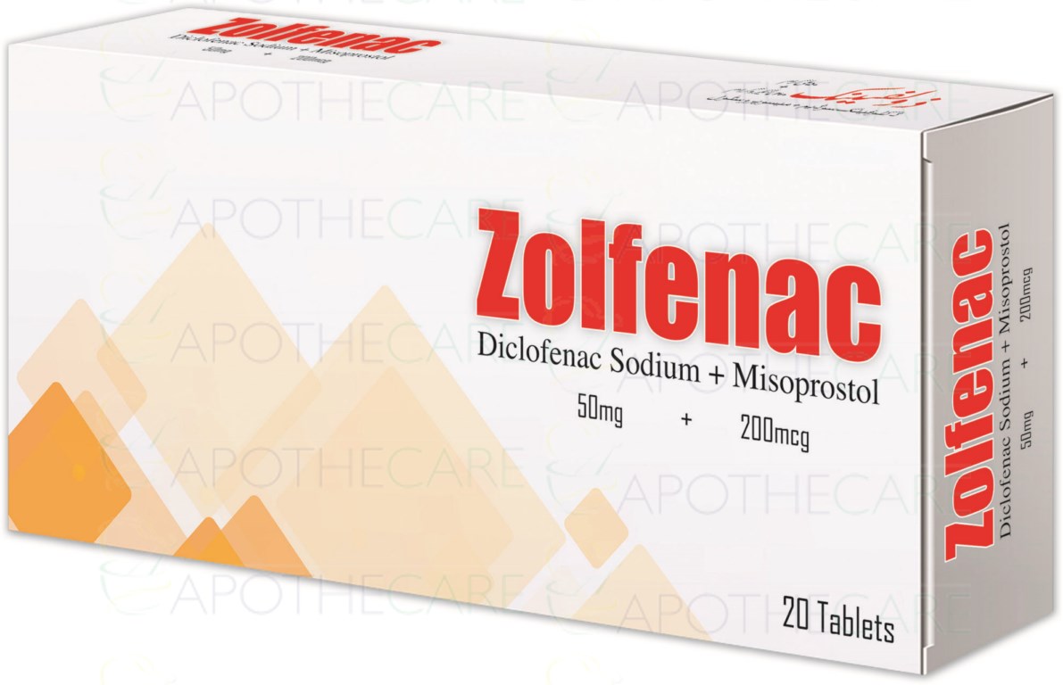 Zolfenac Tab 50mg/200mcg  20's