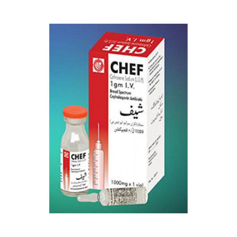 Chef Inj 1g 1Vial