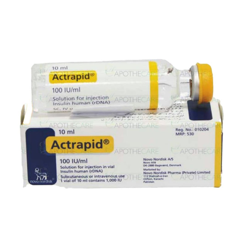 Actrapid HM Inj 100IU 1Vialx10ml