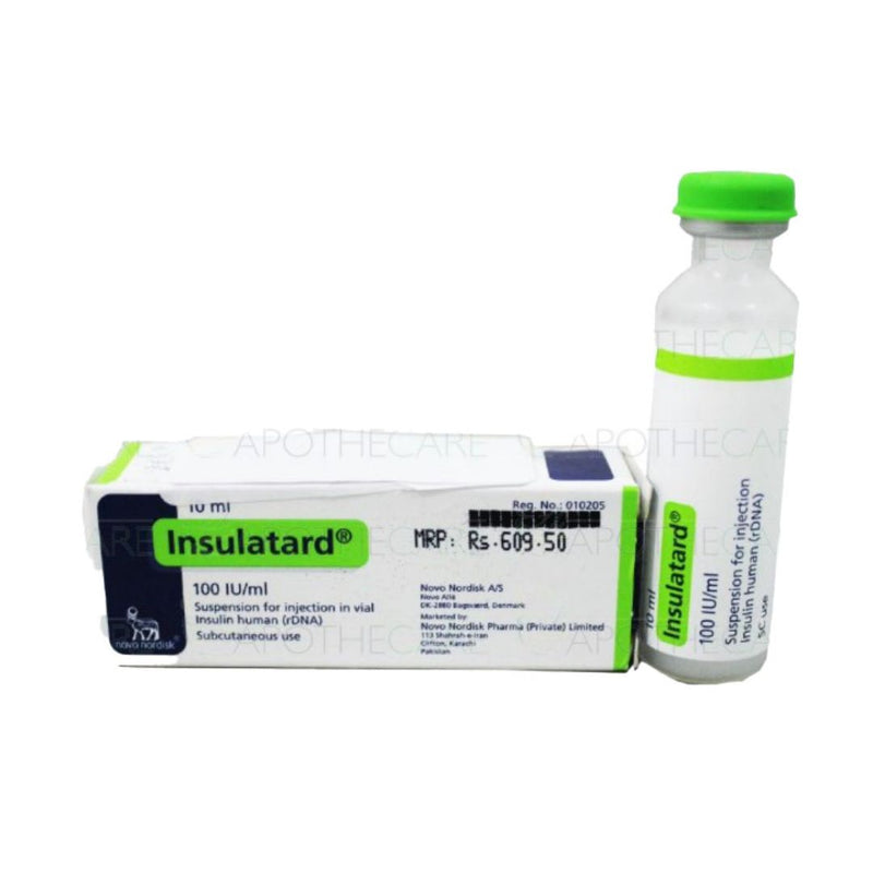 Insulatard HM Inj 100IU 1Vialx10ml