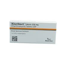 Klaribact Tab 500mg 1x10's