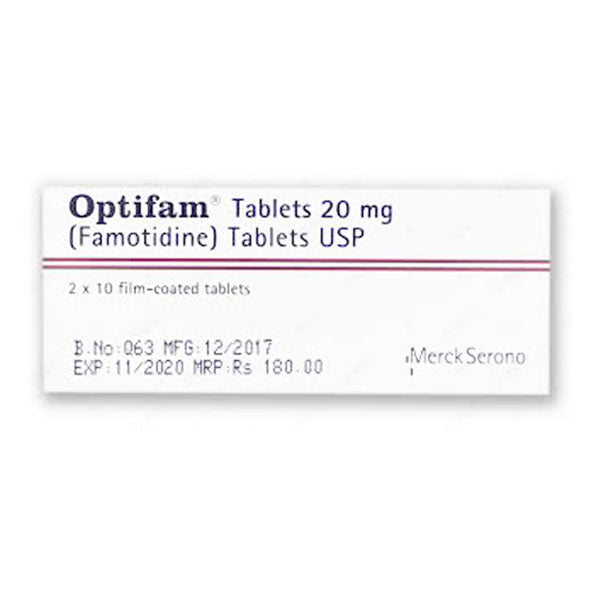 Optifam Tab 20mg 2x10's