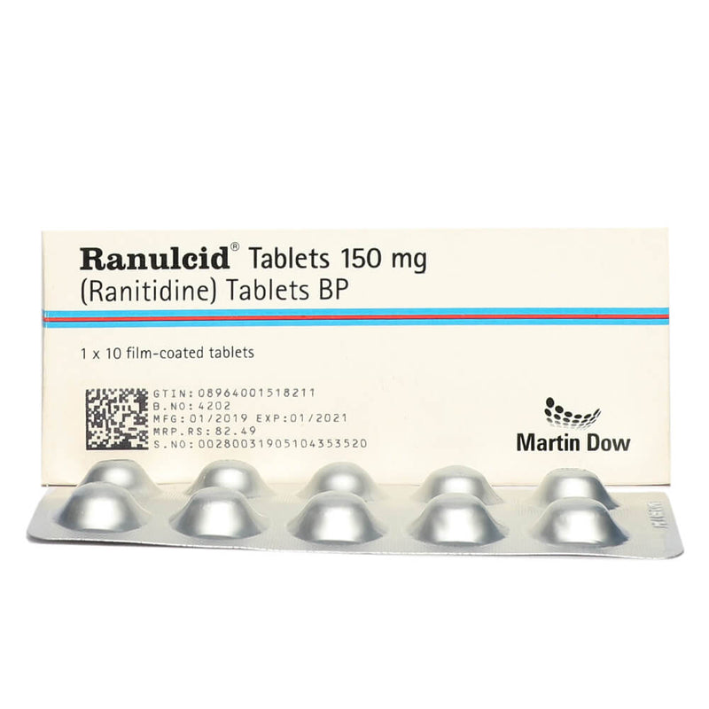 Ranulcid Tab 150mg 1x10's