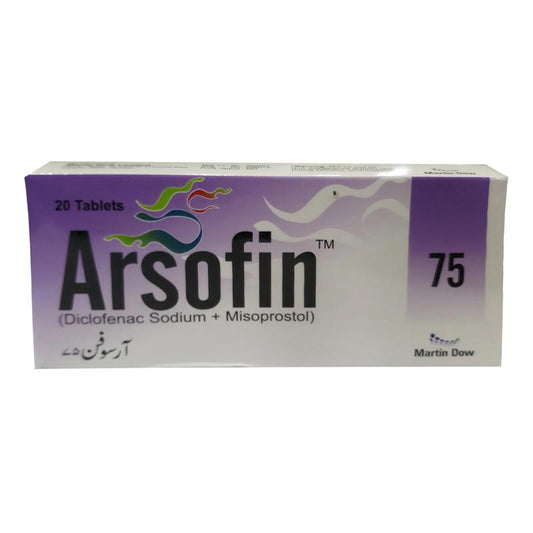 Arsofin Tab 75mg/200mcg 20's