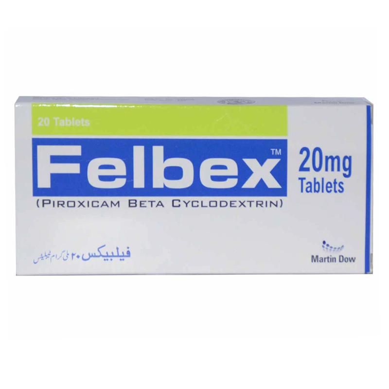 Felbex Tab 20mg 20's