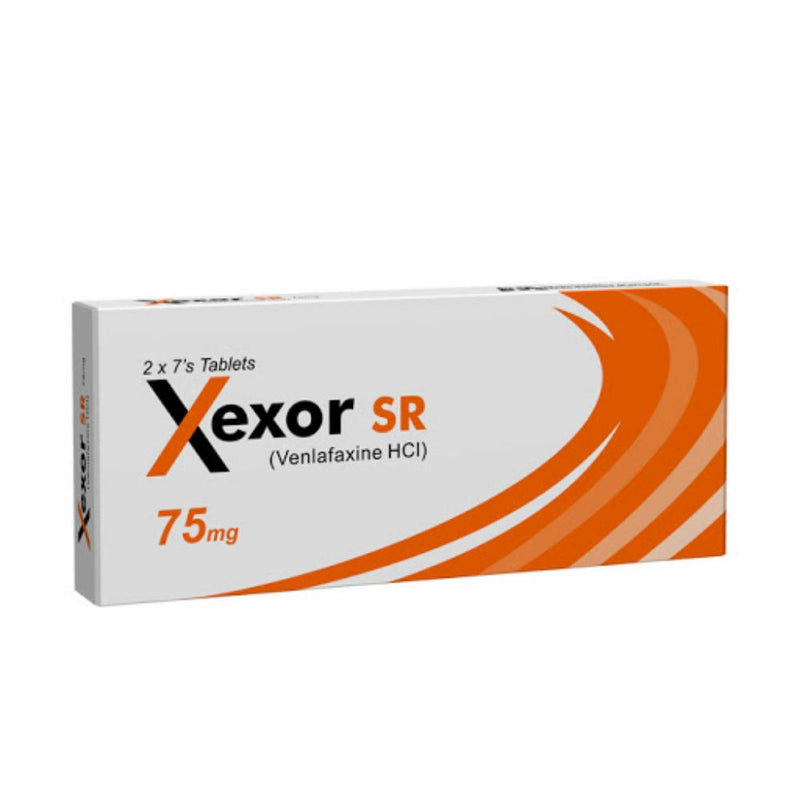 Xexor SR Tab 75mg 14's