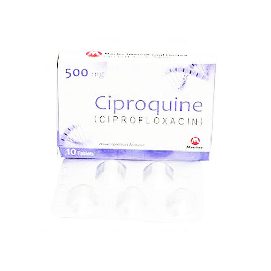 Ciproquine Tab 500mg 10's