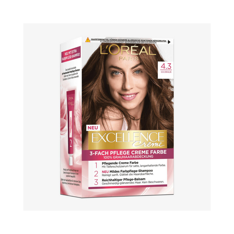 L'Oreal Paris Excellance Hair Colour 4.03 Cream 1's