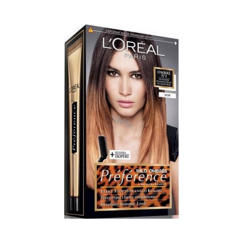 L'Oreal Paris Excellence Preference Hair Colour Wild Ombres N1 Cream 1's