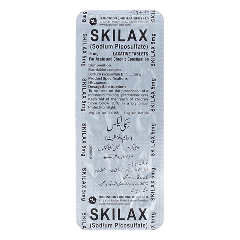 Skilax Tabs 5mg 60's