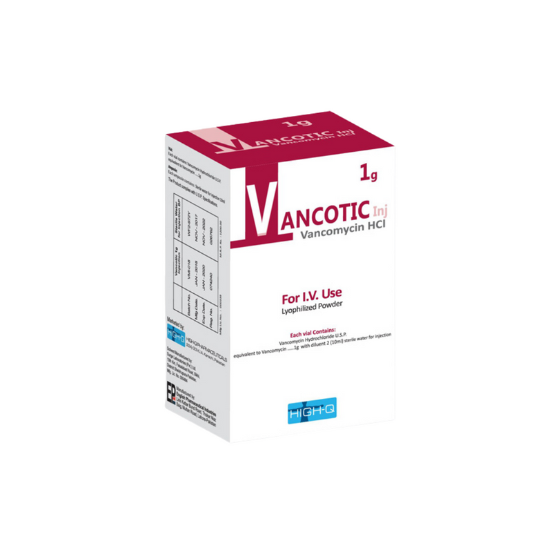 Vancotic Inj 1g 1Vial