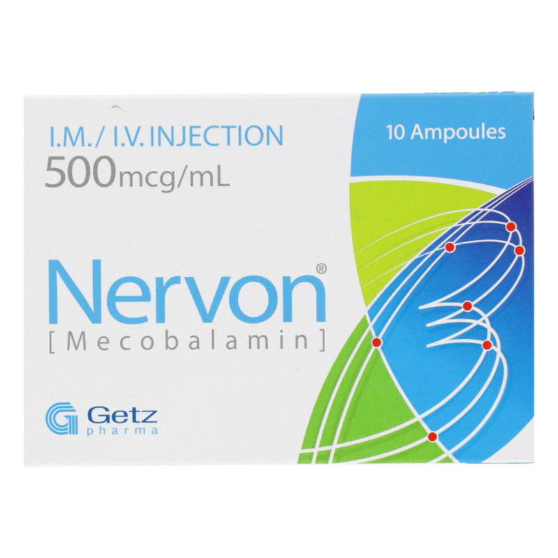 Nervon IM/IV Inj 500mcg 10Amp