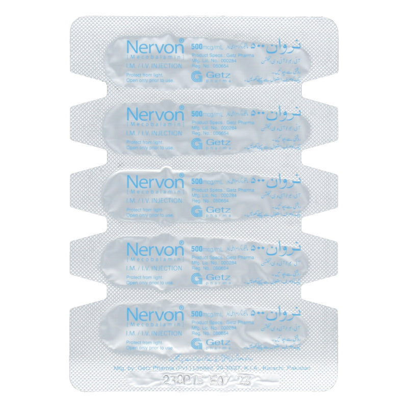 Nervon IM/IV Inj 500mcg 10Amp