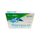 Diampa-M Tab 5mg/850mg 14's