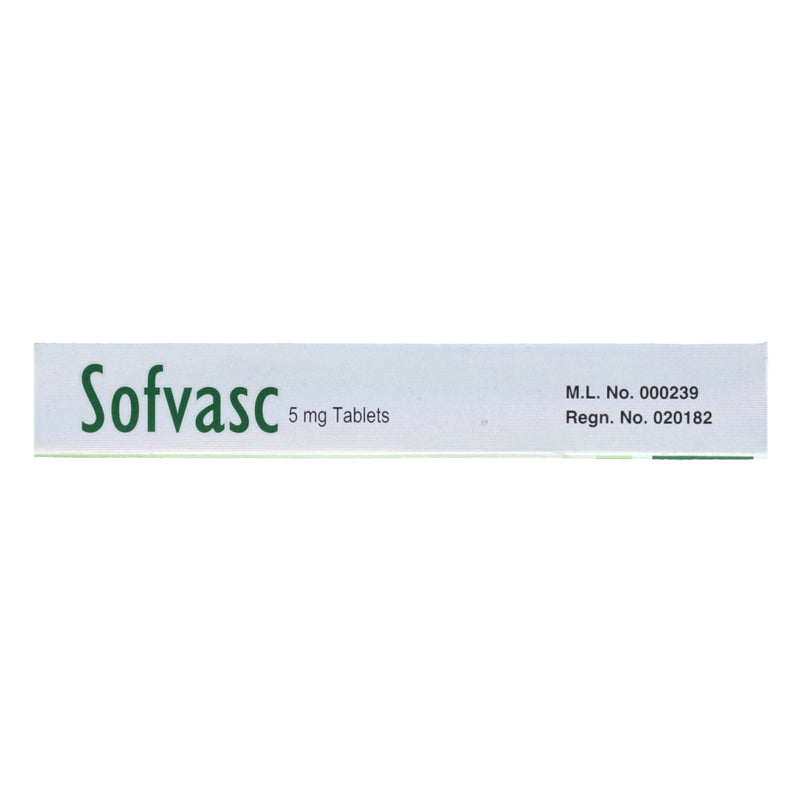 Sofvasc Tab 5mg 1x30's