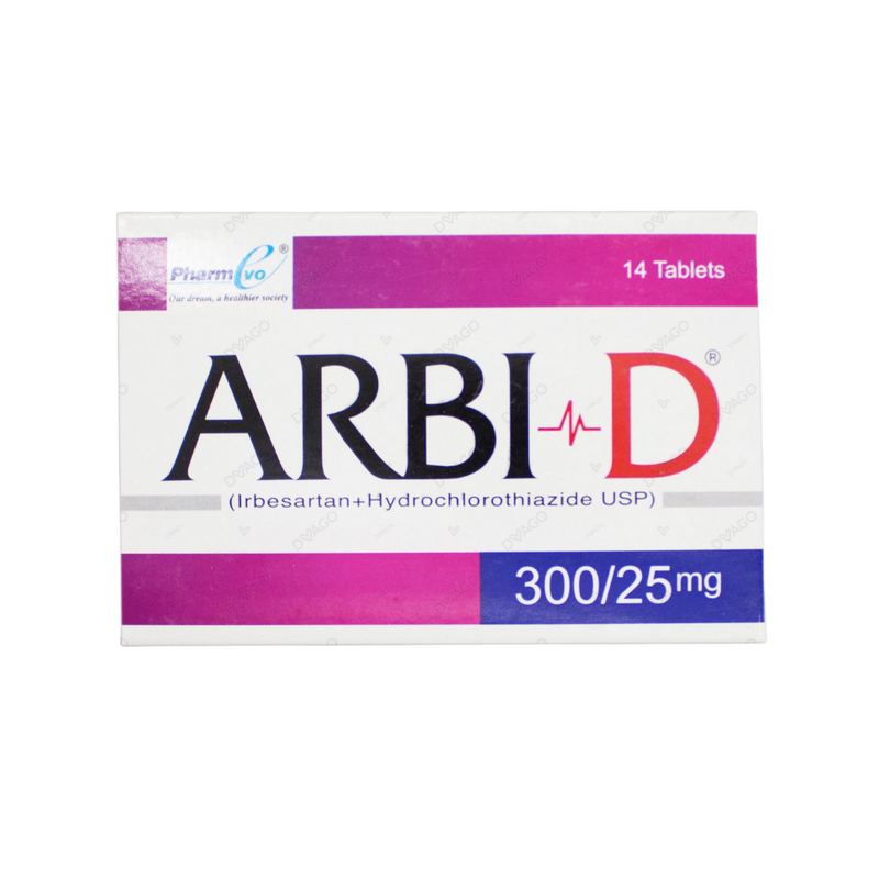 Arbi D Tab 300mg/25mg 14's