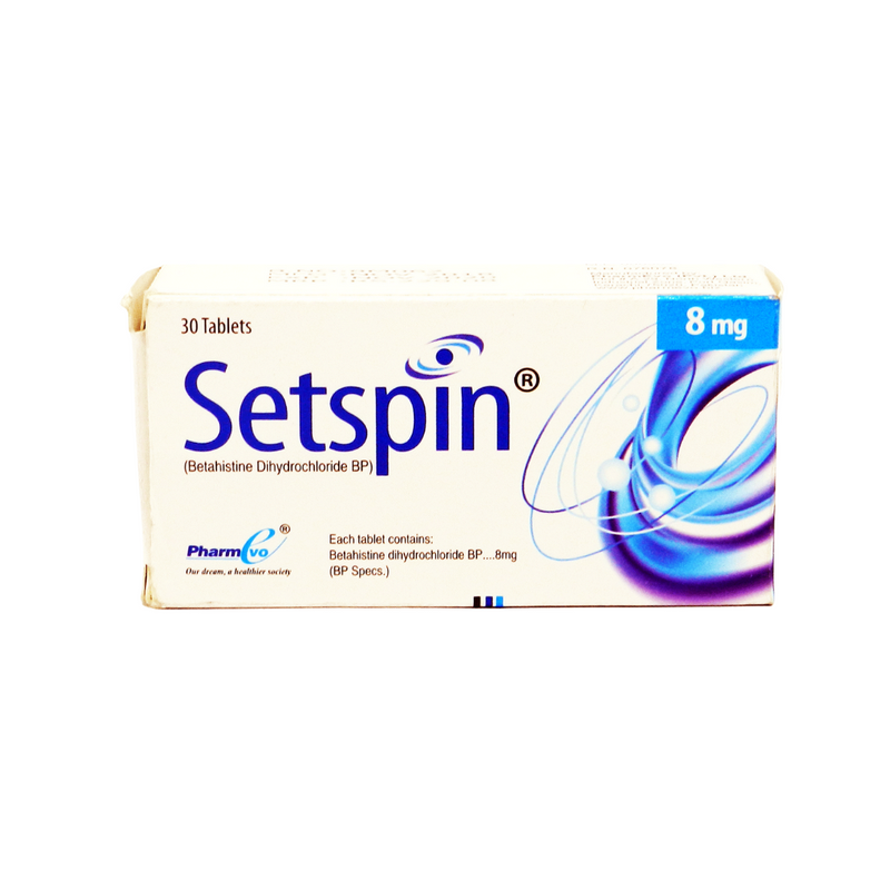 Setspin Tab 8mg 30's