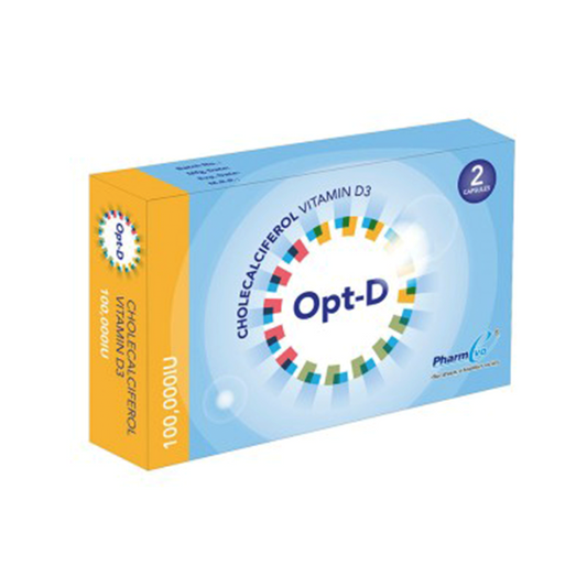 OPT-D Soft Gel Cap 100000IU 2's