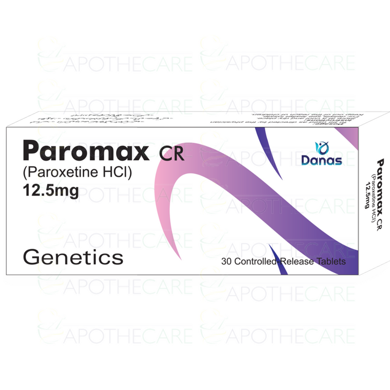 Paromax CR Tab 12.5mg 30's