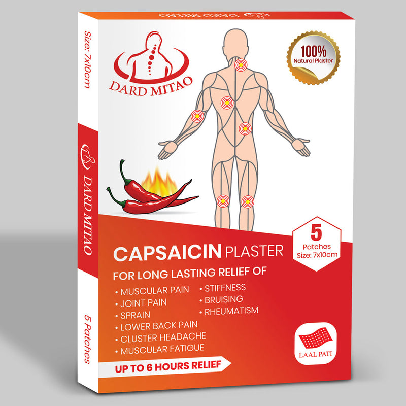 Dard Mitao Laal Patti Capsaicin Patches