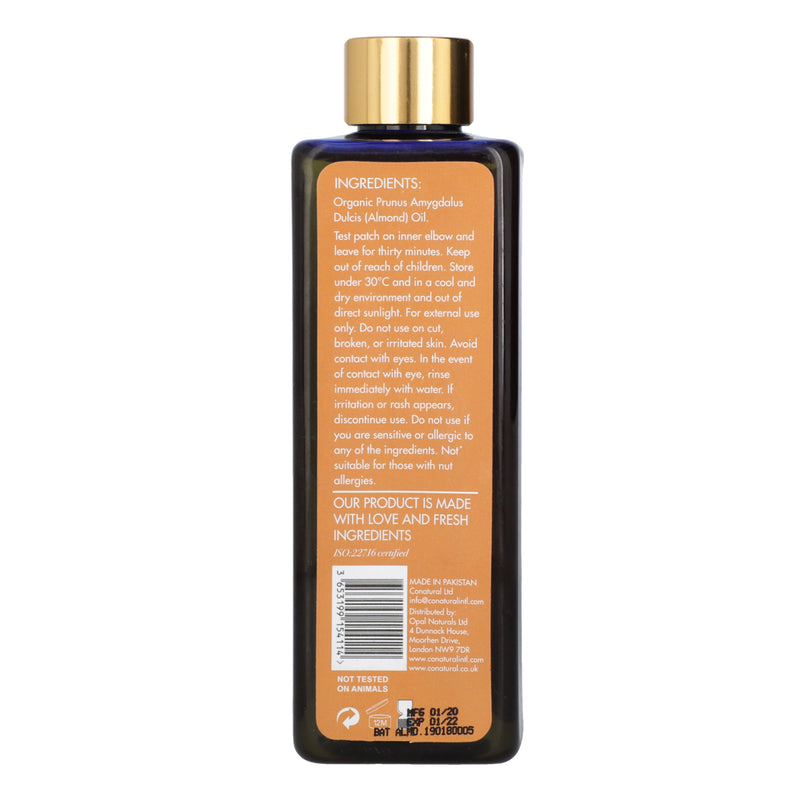 Organic Sweet Almond Oil 250ml