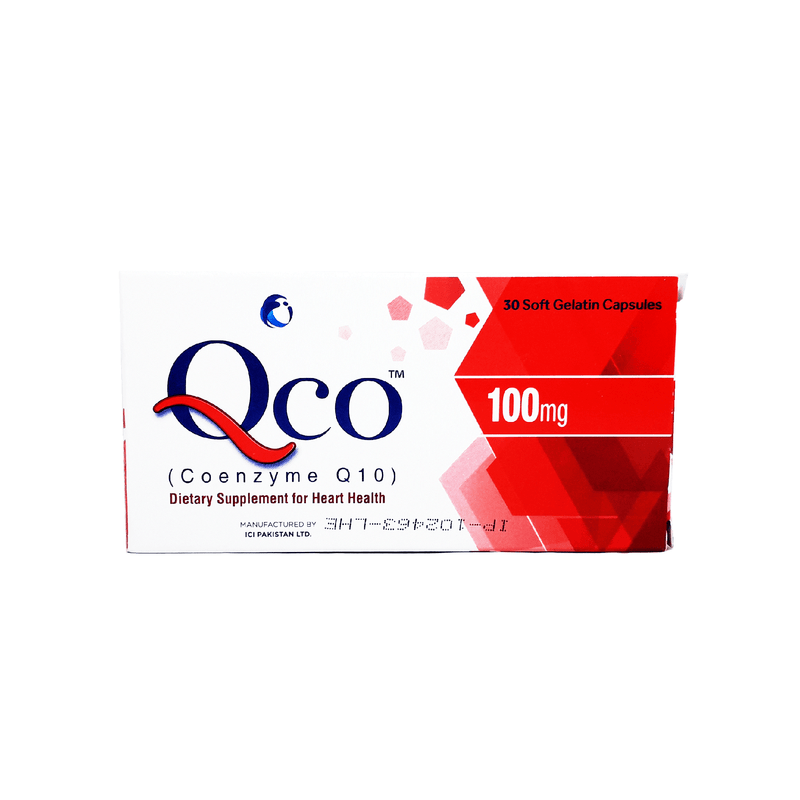 QCO Soft Gel Cap 100mg 30's