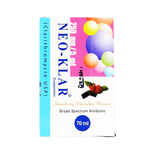 Neo-Klar Susp 250mg/5ml 70ml