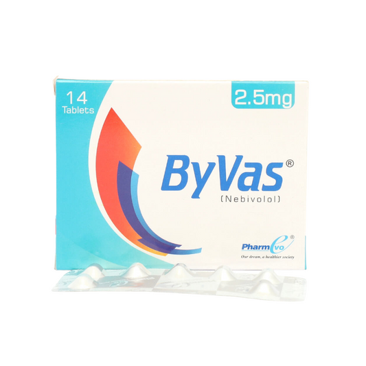 Byvas Tab 2.5mg 14's