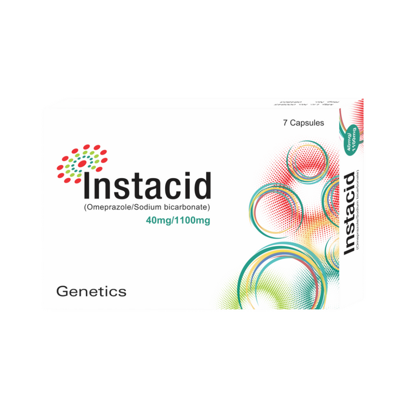 Instacid Cap 20/1100mg 14's