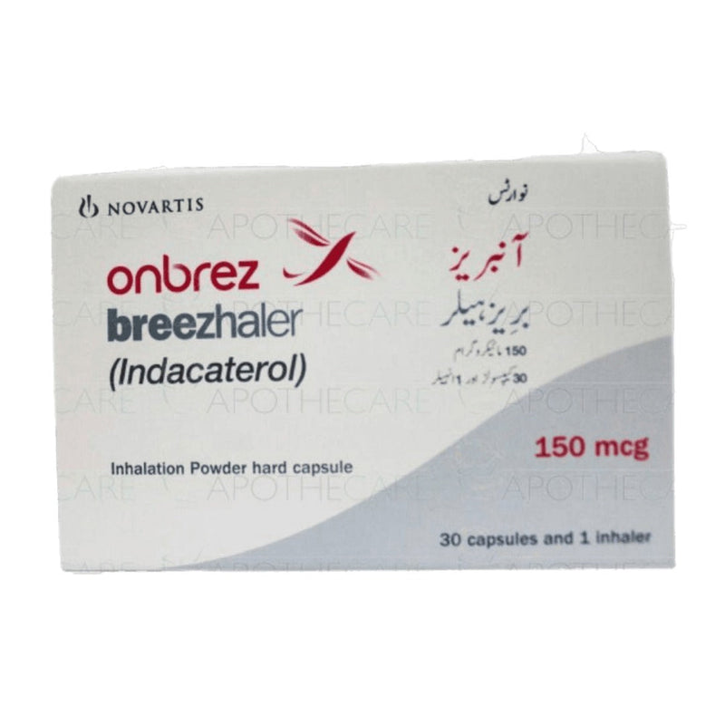 Onbrez Breezhaler Cap 150mcg 30's