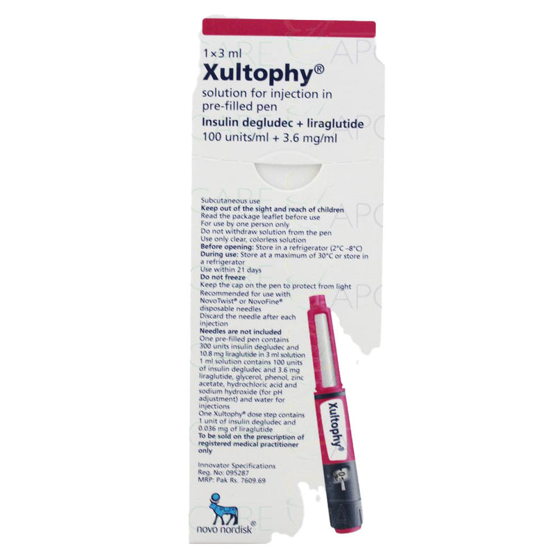 Xultophy100/3.6 FlexPen Inj 100IU 1PFPx3ml