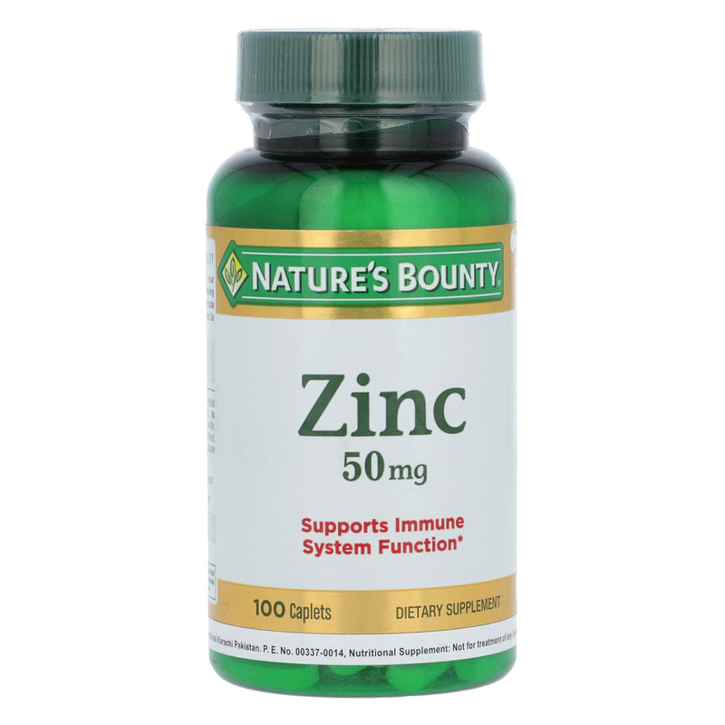 Chelated Zinc Caplets 50mg 100's