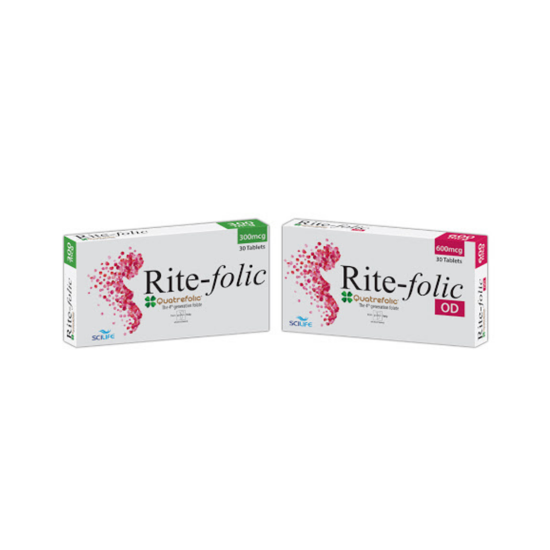 Rite-Folic Tab 600 mcg 3x10's – Ailaaj