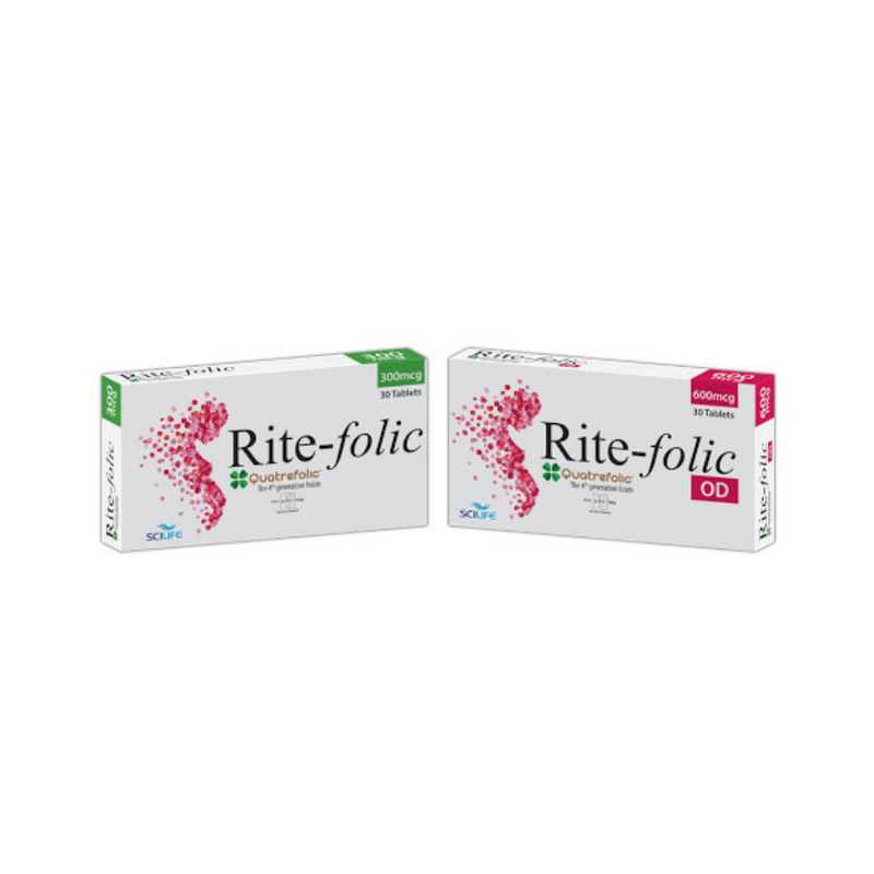 Rite-Folic Tab 600 mcg 3x10's