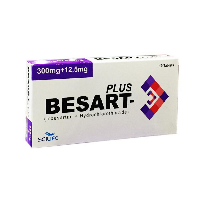 Besart Plus Tab 300/12.5mg 1x10's