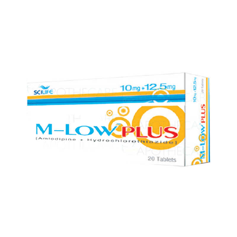 M-Low Plus Tab 10mg/12.5mg 2x10's