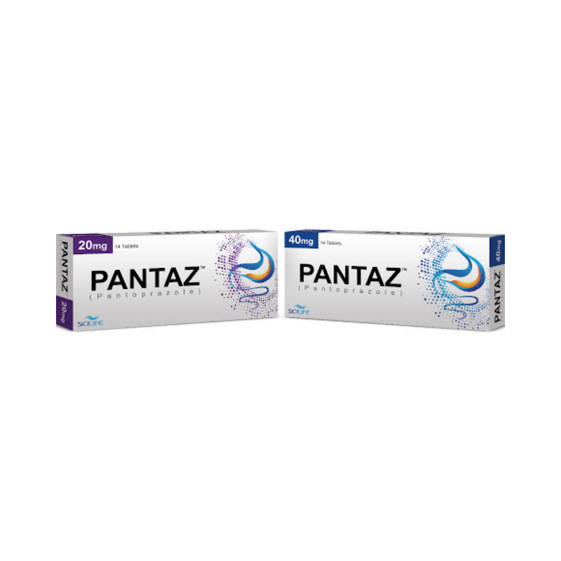 Pantaz Tab 20mg 1x14's