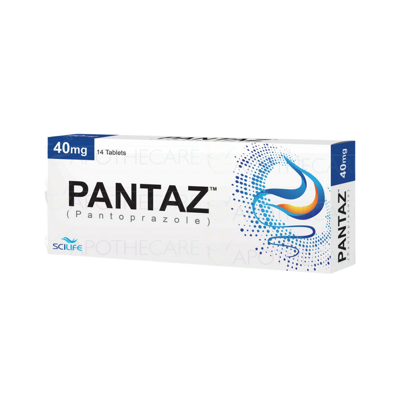 Pantaz Tab 40mg 1x14's