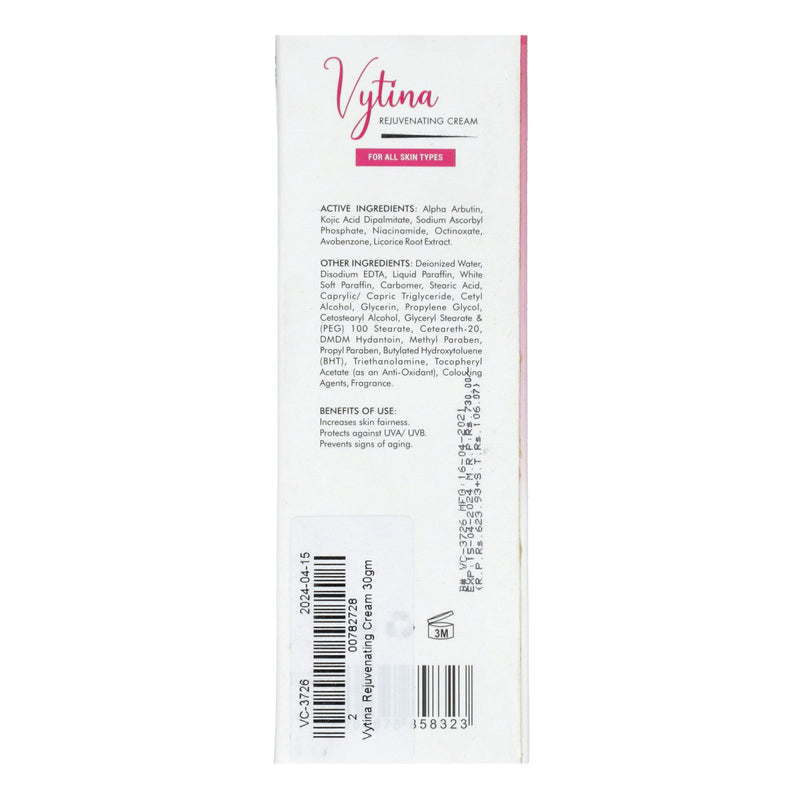 Vytina Rejuvenating Cream 30gm