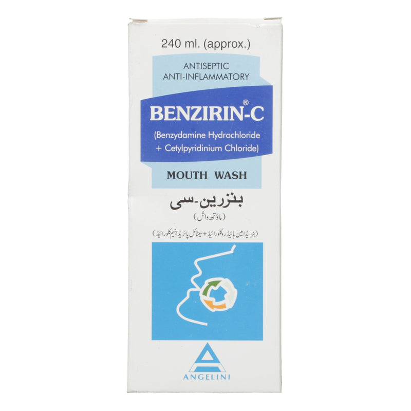 Benzirin C Mouthwash Sol 240ml