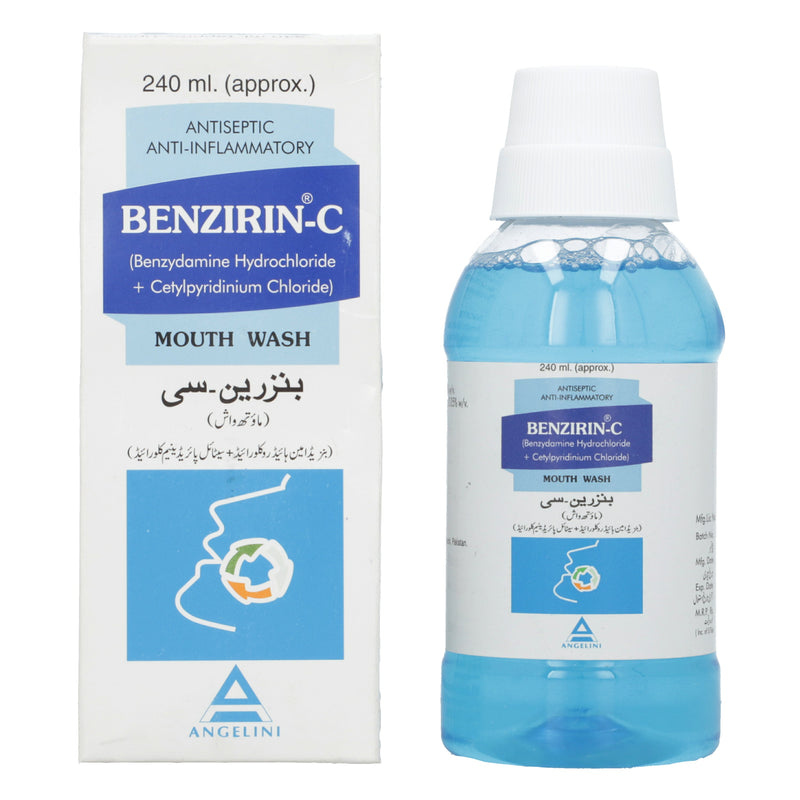 Benzirin C Mouthwash Sol 240ml