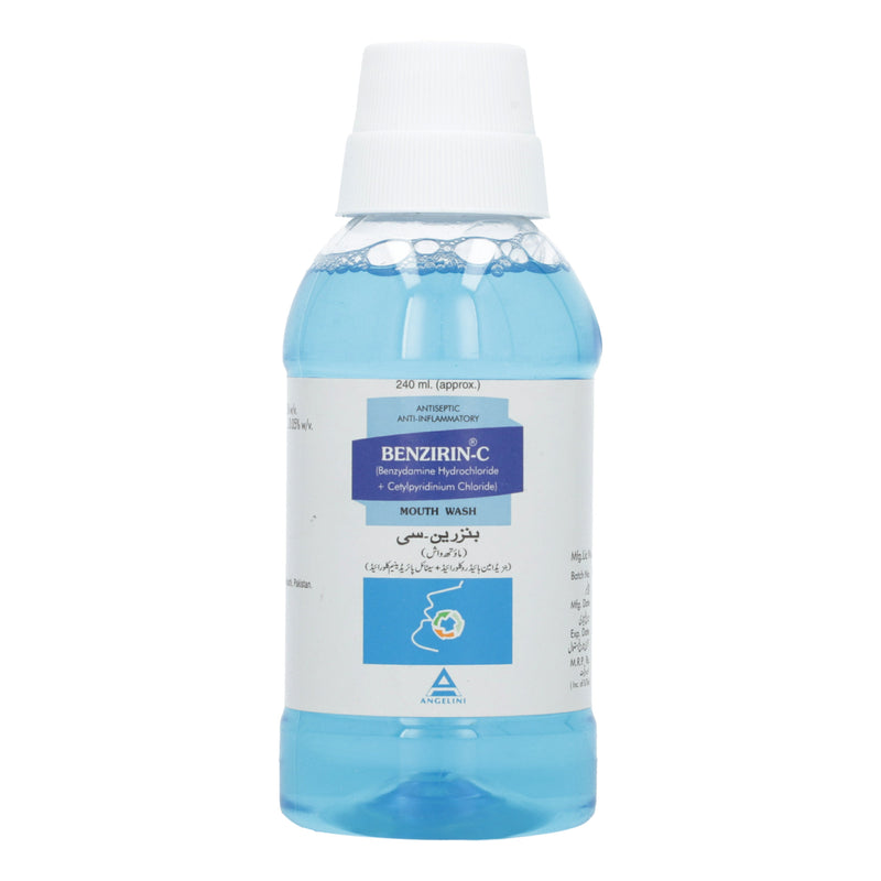 Benzirin C Mouthwash Sol 240ml