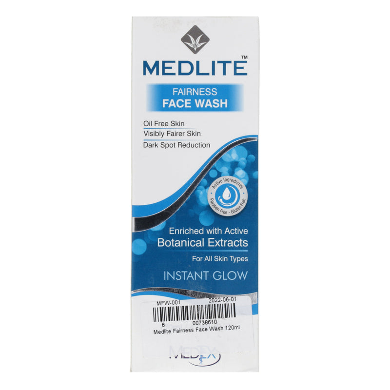 Medlite Fairness Face Wash 120ml