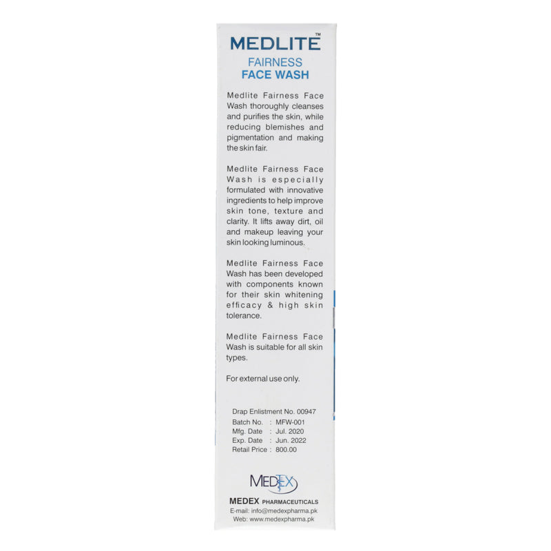 Medlite Fairness Face Wash 120ml