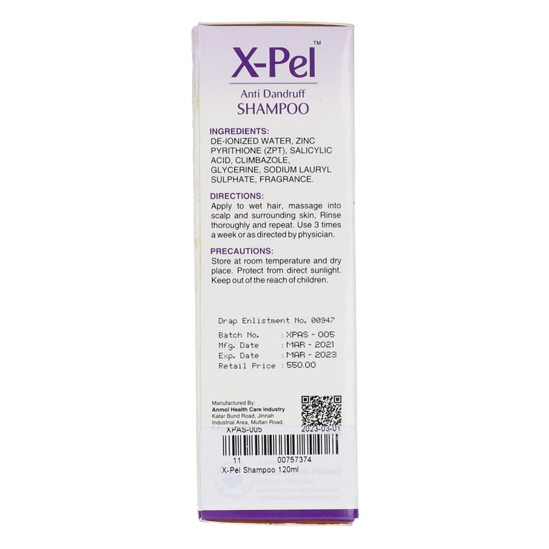 X-Pel Shampoo 120ml